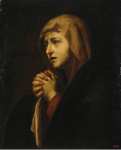 Ribera Jose de workshop Virgin Mary Mourning copy of 17th century  - Hermitage